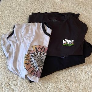 4 Bundle of Vans shirts